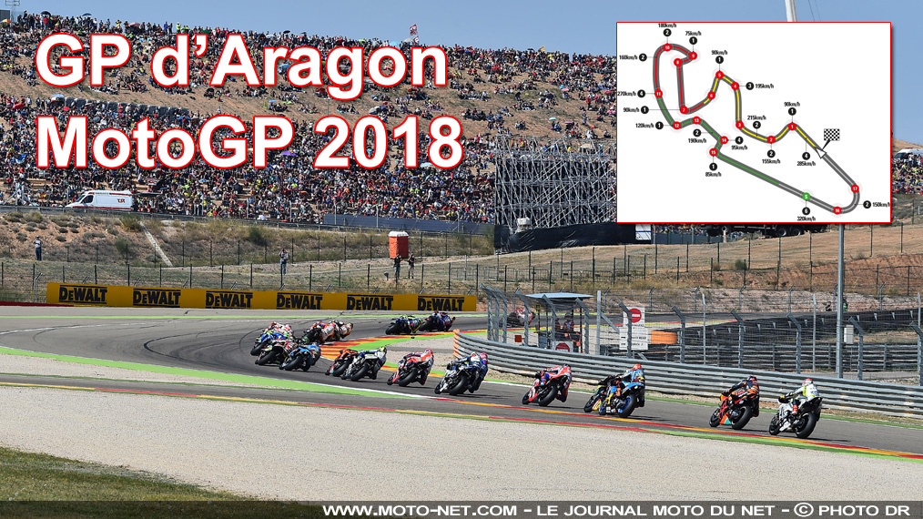 Horaires et enjeux du GP d'Aragon MotoGP 2018 Horaires et enjeux du GP d'Aragon MotoGP 2018