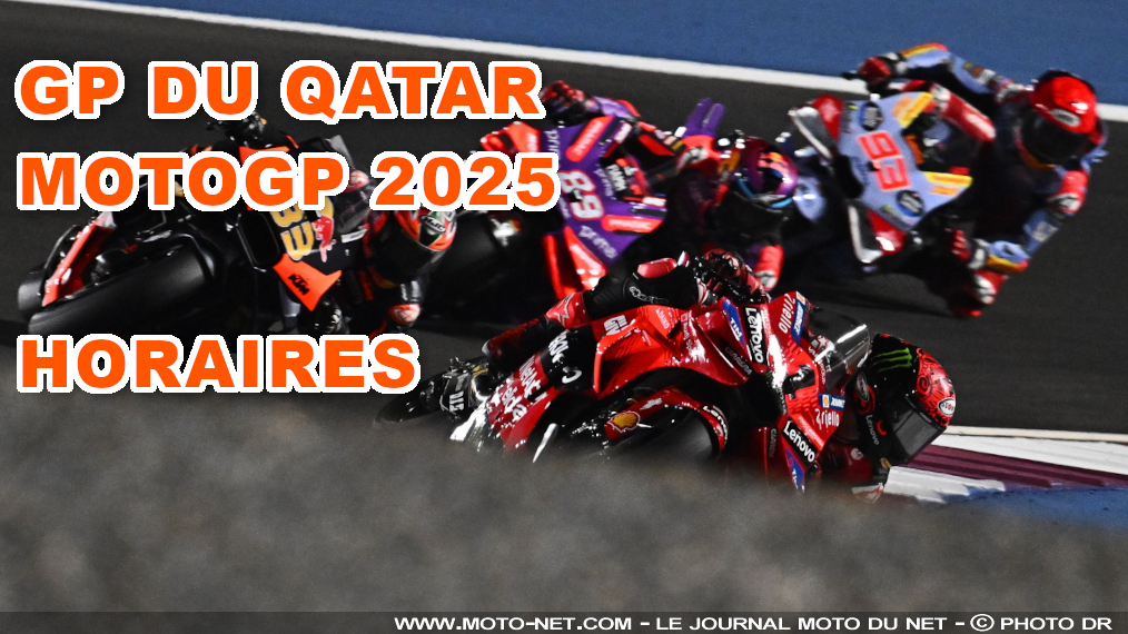 Horaires du Grand Prix du Qatar MotoGP 2025