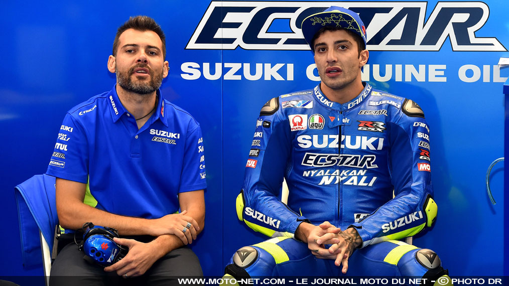 Andrea Iannone rame, Suzuki plonge