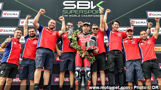 Honda France et Corentin Perolari s'illustrent en World Supersport 2025 Honda France et Corentin Perolari s'illustrent en World Supersport 2025