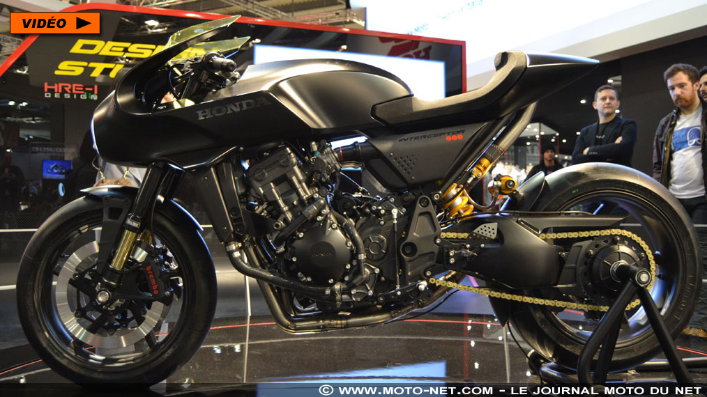 Honda expose son concept Interceptor à l'EICMA de Milan