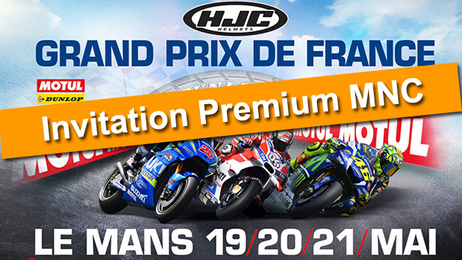 Votre invitation au GP de France Moto 2017