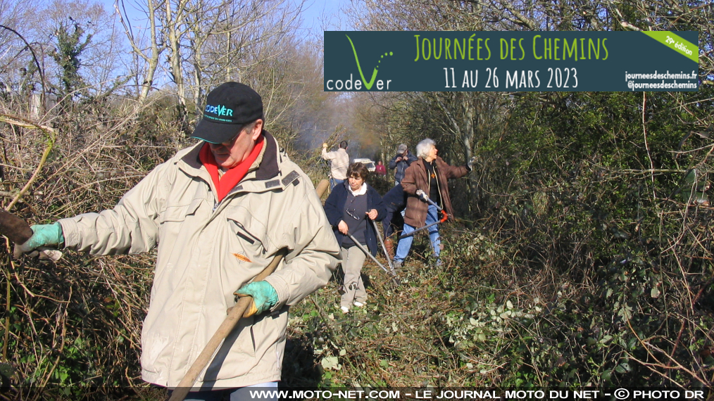 Le programme des Journées des chemins 2023 du Codever 