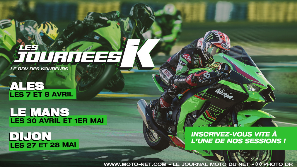 Les Journées K-awasaki en tournée sur trois circuits en 2024 !