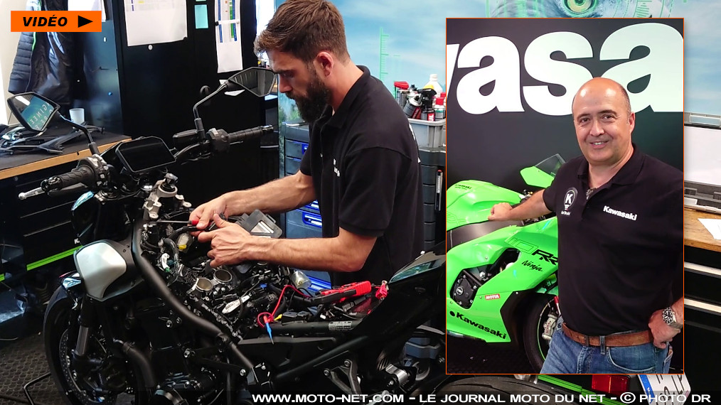 Interview Karl Bruhl (Kawasaki) : technicien moto n'est pas une voie de garage

Chaque année depuis 2023, Kawasaki France consacre son meilleur technicien. À l'origine de ce concours national, Karl Bruhl (responsable formation, notamment) nous explique en quoi ce Master Tech est important pour les concessions qui s'engagent, pour les mécanos qui s'y illustrent… et pour leurs conjointes qui sont également conviées ! Interview vidéo.

