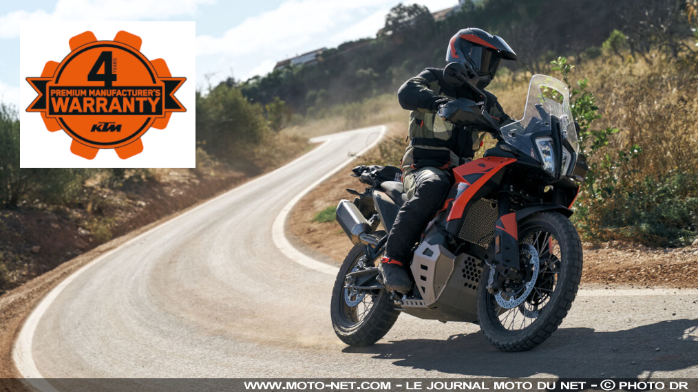 Des nouvelles rassurantes des motos KTM, garanties 4 ans