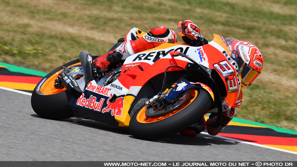 GP d'Allemagne - Qualifs : Marquez, maître du Sachsenring