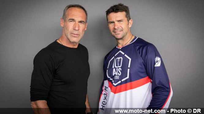 L'aventurier Mike Horn au Dakar avec Cyril Despres