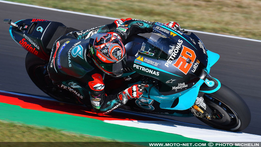 GP de Saint Marin Essais FP2 : Quartararo mène un doublé Petronas-SRT