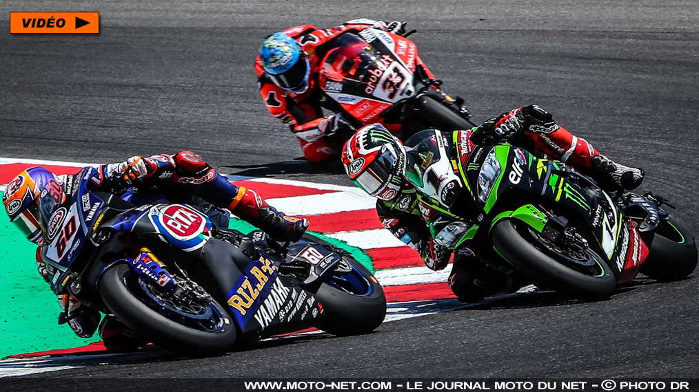 WorldSBK Italie (2) : Rea sort le grand jeu face à Van der Mark et Melandri