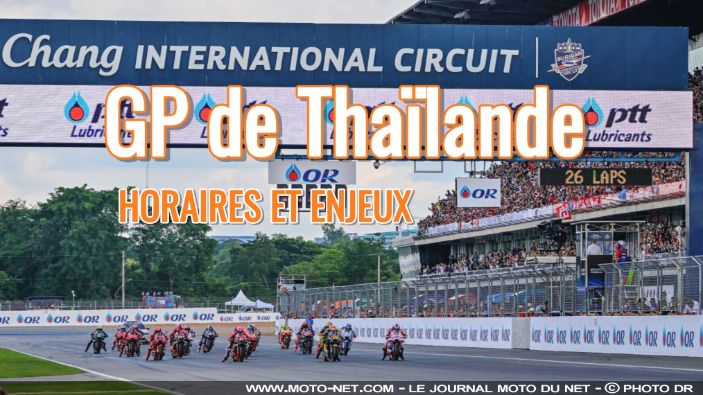 Horaires et enjeux du Grand Prix MotoGP de Thaïlande 2024