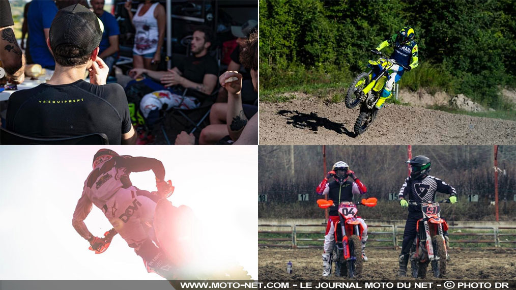 Rossi s'entraîne en motocross avec les pilotes Ducati Dovizioso et Petrucci !