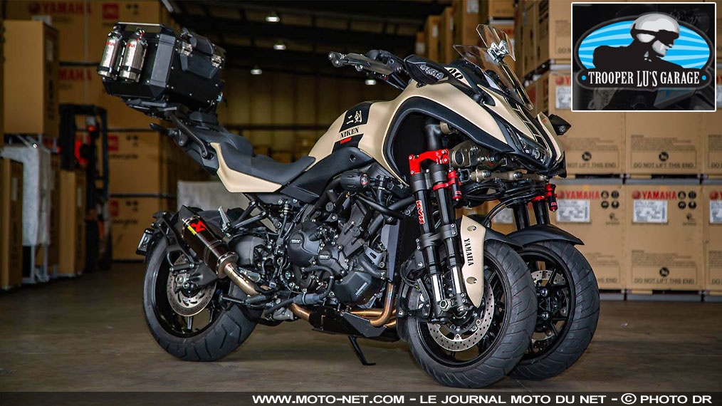 Un Yamaha Niken turbo en Australie !