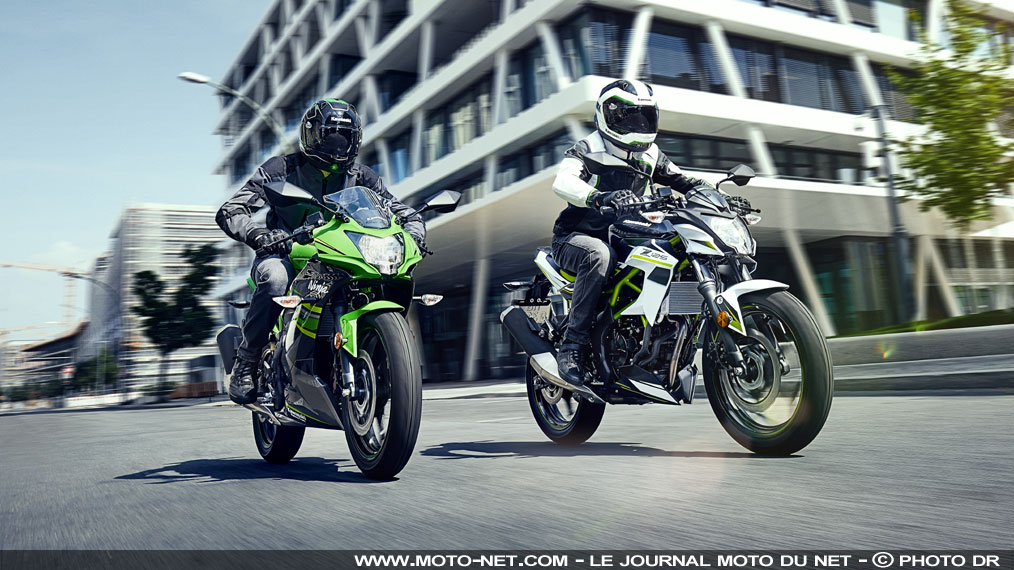 Kawasaki rajeunit sa gamme moto 2019 avec les Ninja 125 et Z125 