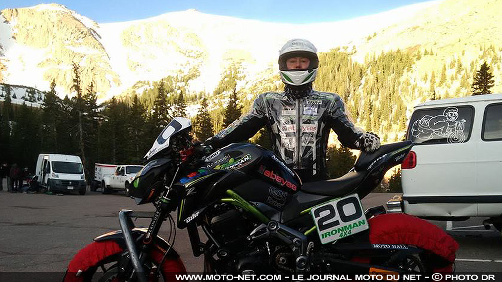 Pikes Peak 2017 : Bruno Langlois et sa Z900 à l'aspi des Super Duke R