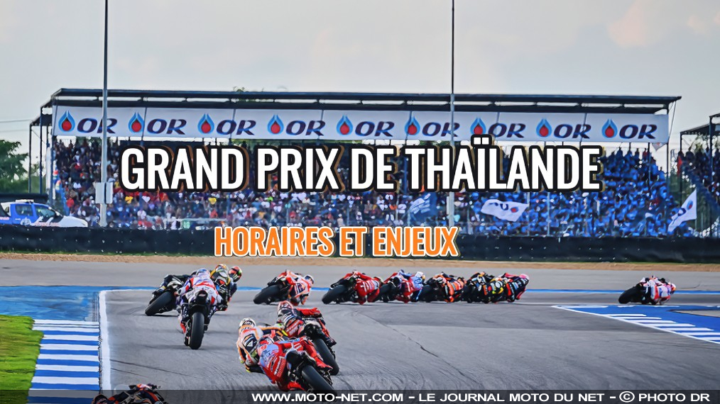 Horaires et enjeux du Grand Prix MotoGP de Thaïlande 2025