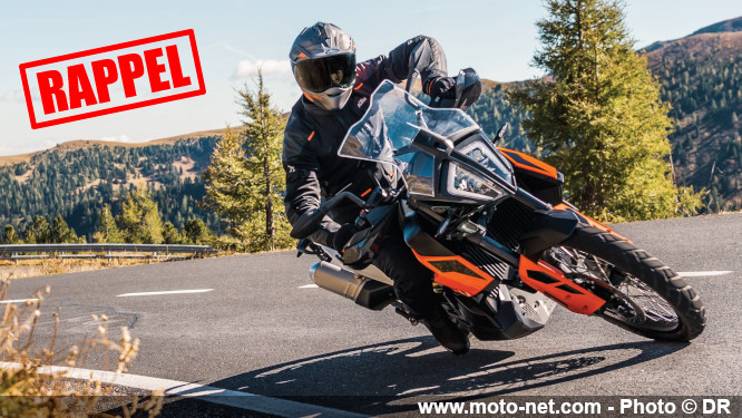 KTM rappelle les 790 Adventure et 790 Adventure R