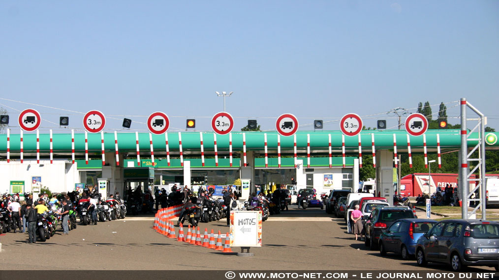 8 relais Motards Calmos sur la route des 24H Moto du Mans 2018