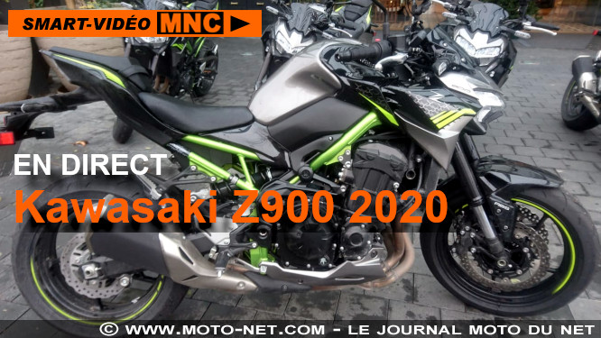 Essai Kawasaki Z900 2020 : première smart-vidéo en direct