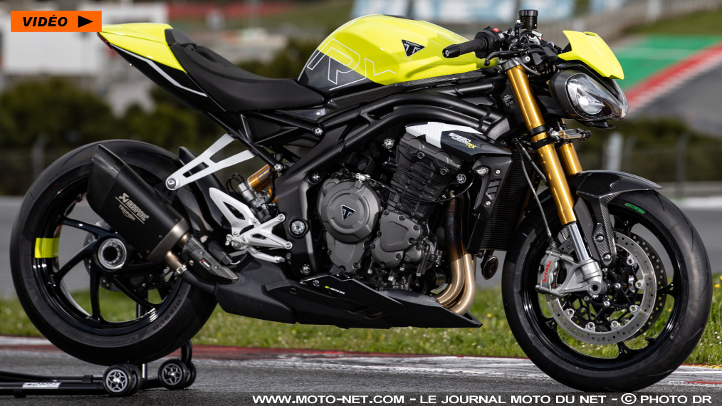 Triumph augmente la mise avec son inédite Speed Triple 1200 RX