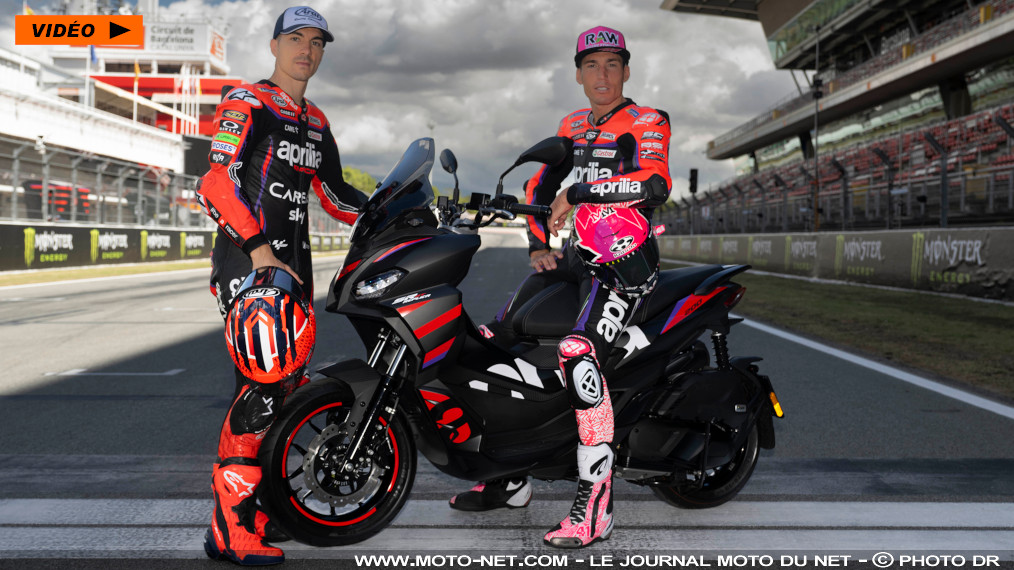 Aprilia lance un SR GT Replica au look de MotoGP