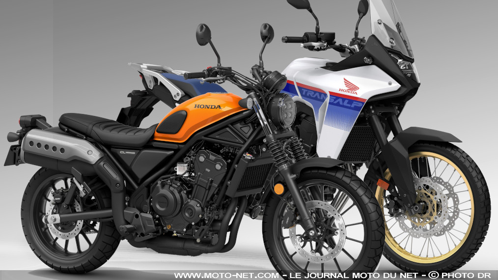 Honda annonce les tarifs de ses nouvelles Transalp 750 et scrambler CL500 