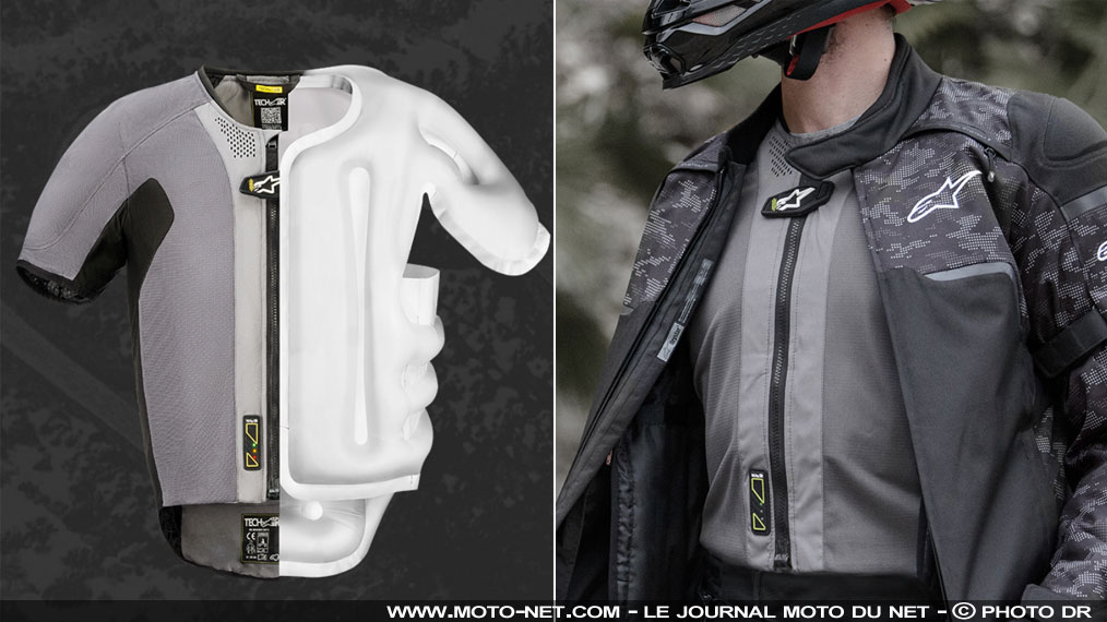 Le nouveau airbag électronique Alpinestars Tech-Air 5 équivalent à 18 dorsales !
