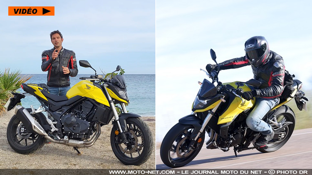 Essai vidéo Honda CB750 Hornet 2023