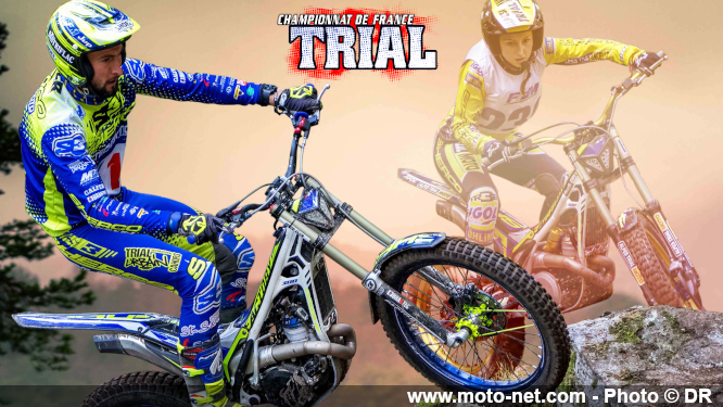 Première manche du championnat de France de trial 2019 à Lançon-Provence