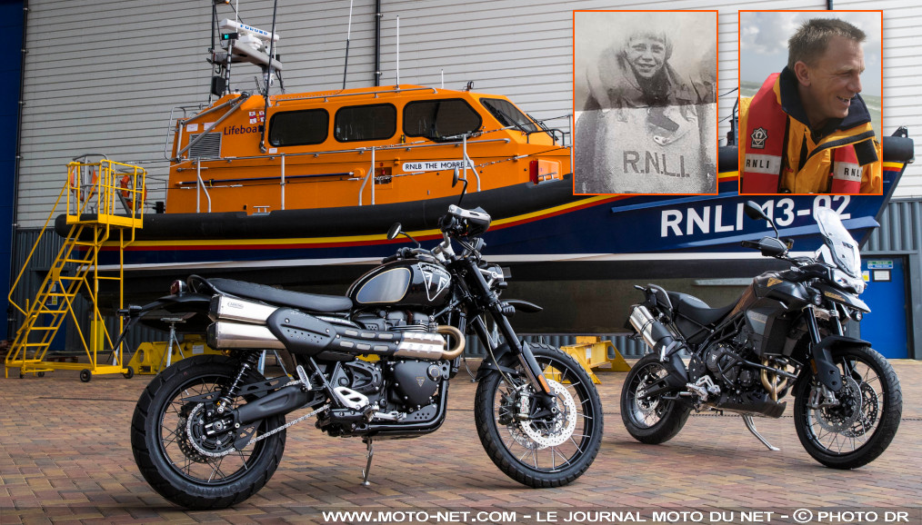 Deux motos de James Bond aux enchères pour les sauveteurs en mer
