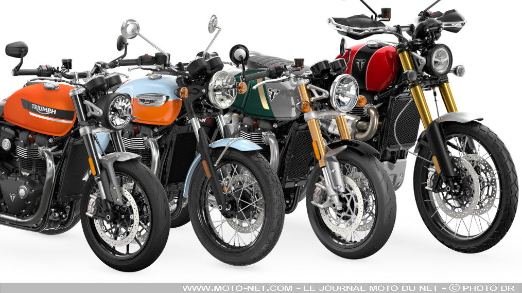 Nouvelles peintures et appellations chez les Modern Classics de Triumph en 2023