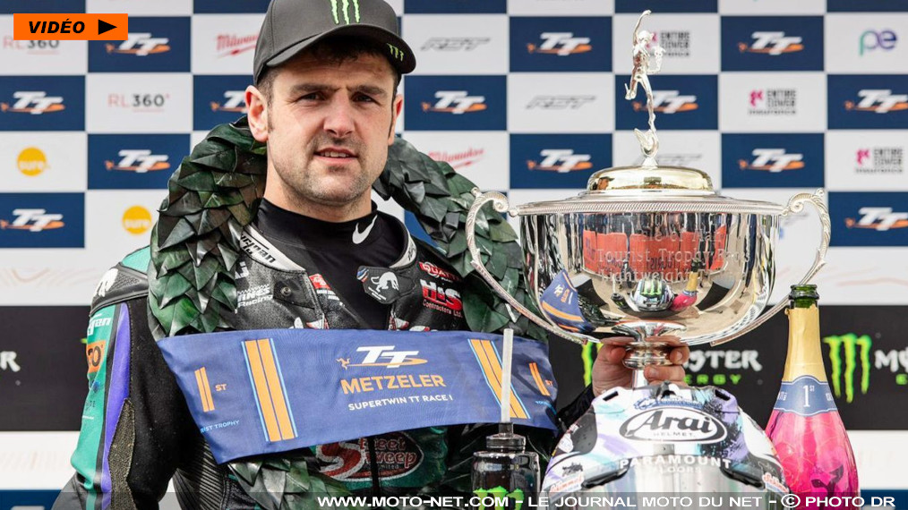 Michael Dunlop détrône son oncle Joey au Tourist Trophy
