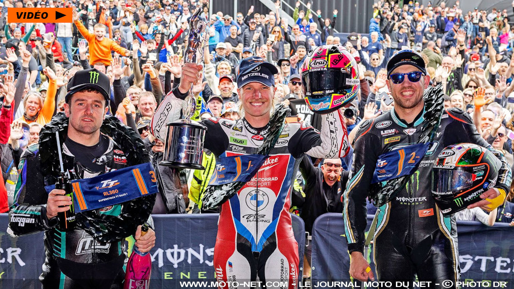 Résultats et vidéo de la première course Superstock du TT 2024
