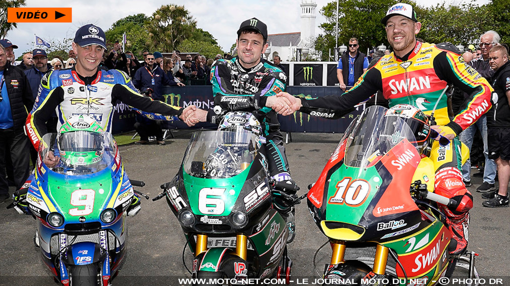 Résultats et vidéo de la première course Supertwin du TT 2024