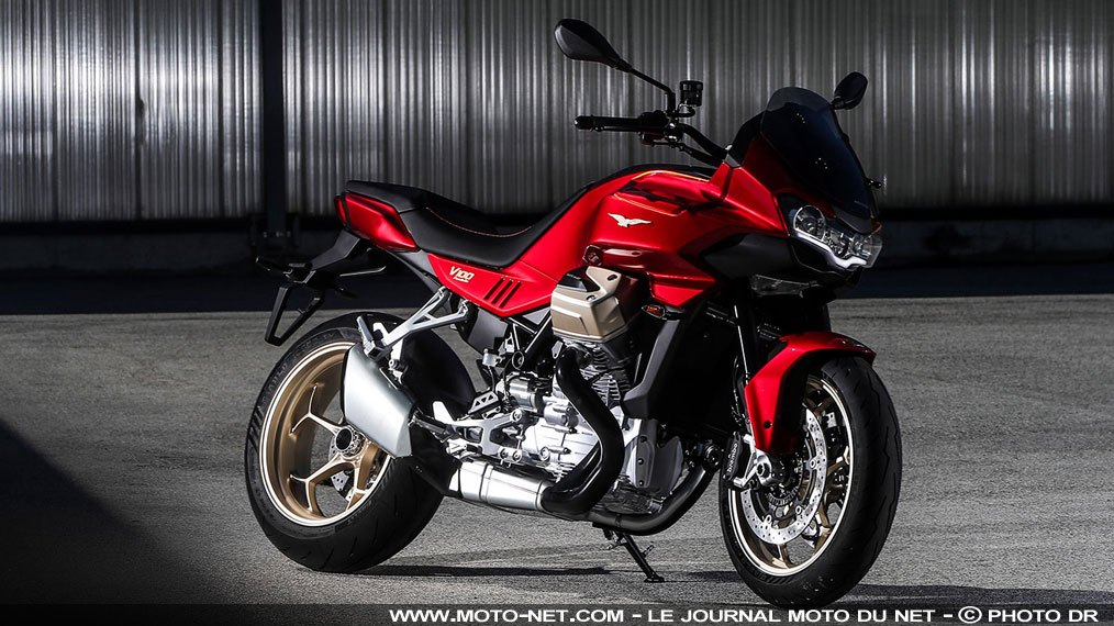 Les caractéristiques de la Moto Guzzi V100 "Mande-l'eau" !