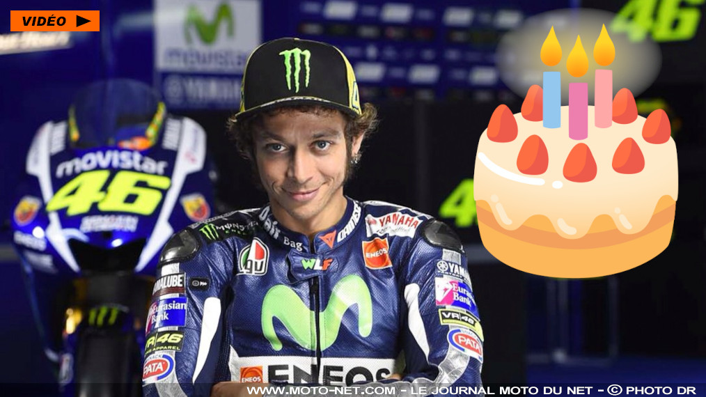 Valentino Rossi souffle ses 46 bougies aujourd'hui !