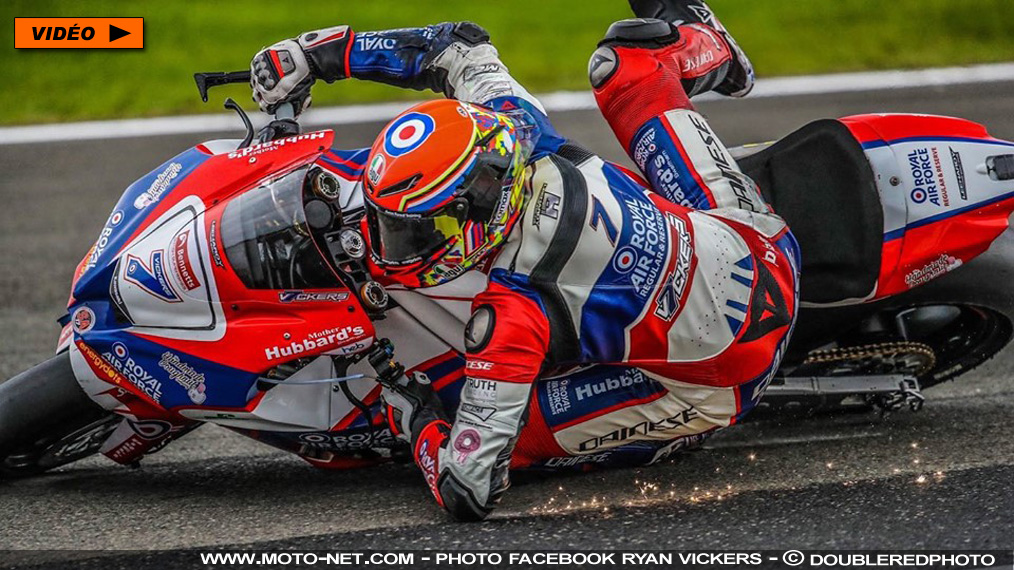 [Vidéo] British Superbike : Ryan Vickers la joue comme Marquez !