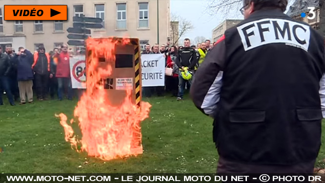 5000 motards (selon la police !) en Normandie contre les 80 km/h