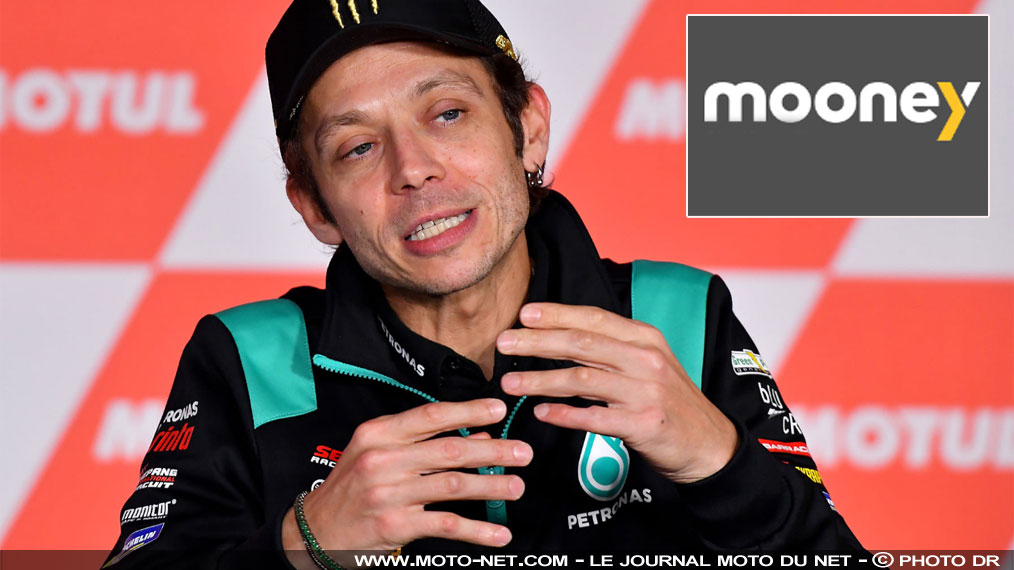 Sponsor : Valentino Rossi prend la Mooney en Grands Prix moto