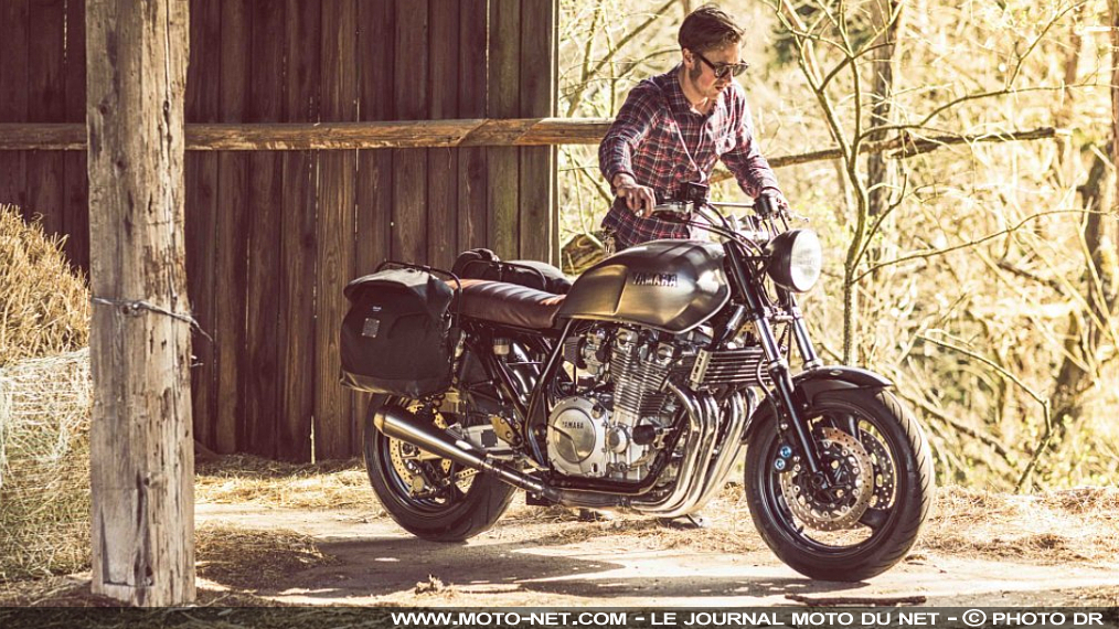 La Yamaha XJR1300 "The pusher" du préparateur Gas and Oil 