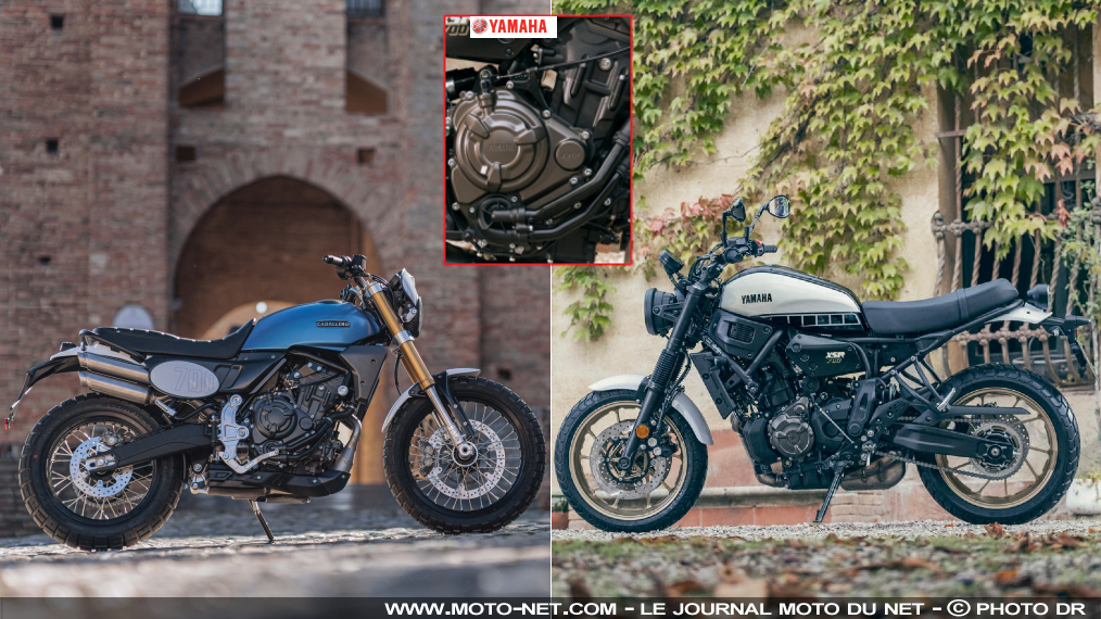 Nouvelles Fantic Caballero 700 et Yamaha XSR700 Legacy