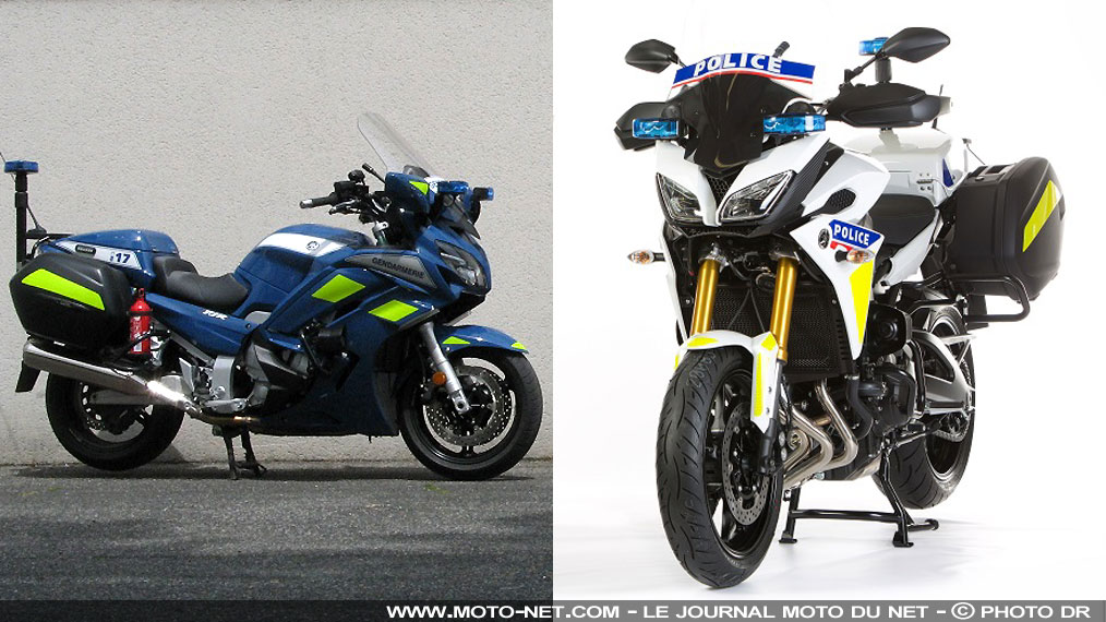 Les forces de l'ordre en Yamaha jusqu'en 2019