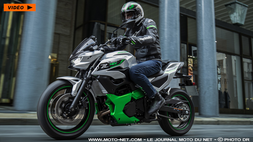Une Kawasaki Z7 Hybrid pour continuer à rouler en centre-ville