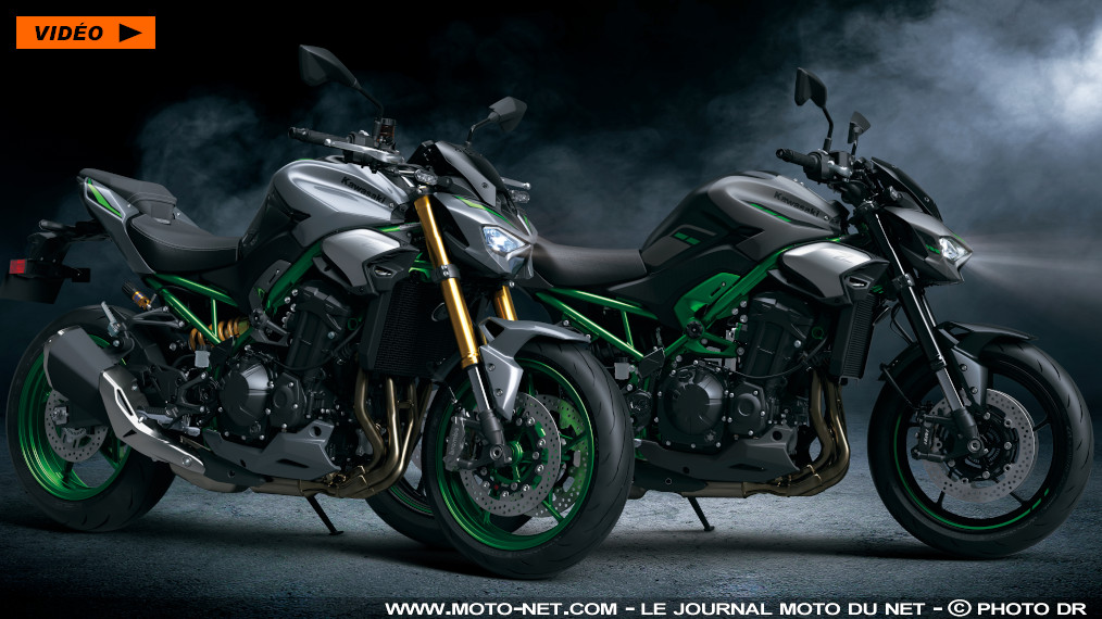 Des roadsters Kawasaki Z900 standard et SE peaufinés pour 2025