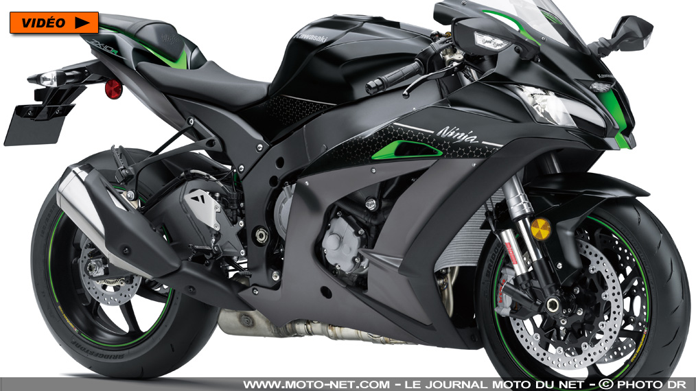 Nouvelle Kawasaki ZX-10R SE 2018 : suspension électronique semi-active